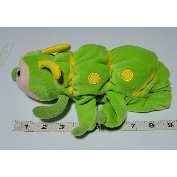 Caltoy Green Grasshopper Bug Hand Puppet 9 inch Plush Toy Pretend Stuffed Animal - Picture 7 of 7